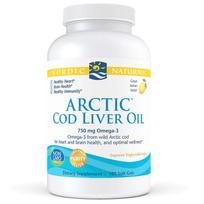 Arctic Cod Liver Oil, 750mg Lemon - 180 softgels
