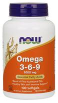 Omega 3-6-9, 1000mg - 100 softgels