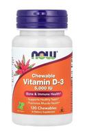 Vitamin D-3, 5000 IU (Chewable) - 120 chewables