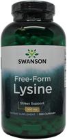 Lysine, 500mg Free-Form - 300 caps