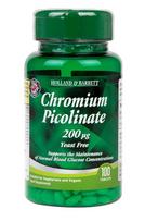 Chromium Picolinate, 200mcg - 100 tablets