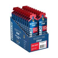 Endurance Sprint Isotonic Energy Gel + Caffeine, Fruit Burst - 20 x 60g