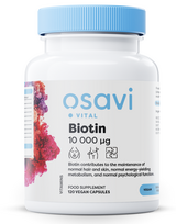 Biotin, 10 000mcg - 120 vegan caps
