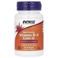 Vitamin D-3, 5000 IU - 30 softgels