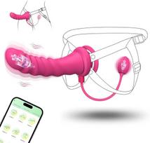 Vibruojantis strap-on dildo