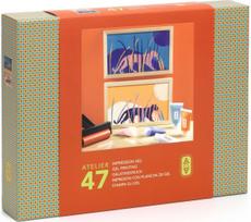 Kūrybinis rinkinys gelio spauda DJECO AGA Atelier 47 Gel Printing