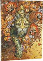 Užrašinė PAPERBLANKS Flexis Lynx Rising, Midi, linijomis, 176 psl.