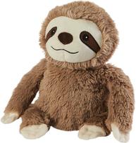 Šildomas pliušinis žaislas WARMIES Tinginys Brown Sloth (standartinis dydis)
