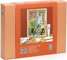 Kūrybinis rinkinys tapyba spalvų maišymas DJECO AGA Atelier 22 Colour Mixing