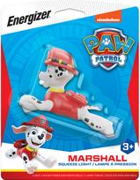 Lempa PAW PATROL Energizer Squeeze Light Marshall