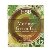 H&B MORINGA žalioji arbata, 15 vnt.