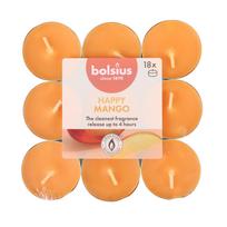 BOLSIUS HAPPY MANGO 4H žvakės - tabletės (18 vnt.)