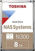 Toshiba HDD NAS N300 3.5" 8TB / 7.2k / SATA, HDDTOSHDWG780EZSTAU