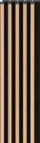 Sienų lentelės Linerio S-Line Natural Black 2650x122 mm