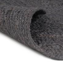 Kilimas, tamsiai pilkas, 150cm, džiutas, apvalus, rankų darbo CFE4664748