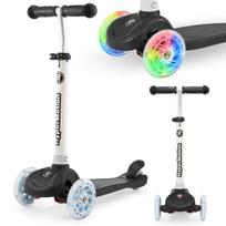 Triratis balansinis paspirtukas HyperMotion su LED ratais, juodas, vaikams 3–8 m., Colour Black