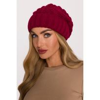 M897 Megzta pynėmis kepurė – bordo
