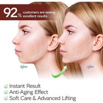 Veido kaukės, serumai, 1 vnt. Daugkartinio naudojimo lieknėjimo kaukė, pašalinama Double Chin V Face Lift Pink,