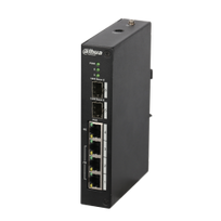4 prievadų PoE komutatorius PFS4206-4P-120, 10/100/1000, 2 SFP