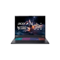 ACER | Nitro 18 AI AN18-61-R40J | Obsidian Black | 18" | IPS | WQXGA | 2560 x 1600 pixels | AMD Ryzen AI 7 | 350W | 16GB | DDR5 | 1000GB Solid-State Drive | NVIDIA GeForce RTX 5070 | GDDR7 | 8GB |
