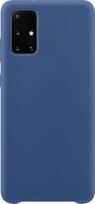 Hurtel Silicone Case Flexible silicone case cover Samsung Galaxy S21 Ultra 5G dark blue