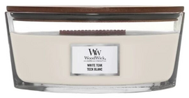 Woodwick White Teak Ellipse Candle 453.6 g