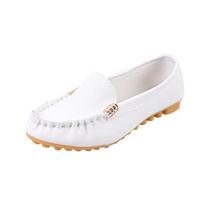 fashion Casual Pring Autumn Loafer Slips Soft Round Toe Denim Flats Jeans Plus Size Zapatillas Deportivas De Mujer Luxury Shoes Women 35 balta