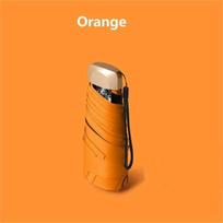 Mini sulankstomas UV apsaugos skėtis nuo saulės ,  Oranžinė