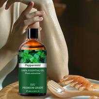 IIIU Premium Pipirmėčių Eterinis Aliejus 100ml - 100% Augalų Ekstraktas