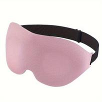 Unisex 3D akių miego kaukė su atminties puta. , Rožinė