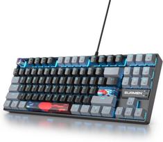 Solidee 87 klavišų mechaninė žaidimų klaviatūra su Rgb apšvietimu