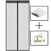 Naujas magnetinis tinklelis nuo uodų Vasarinės anti-bug Fly durų užuolaidos tinklelio automatinio užsidarymo durų ekranas Svetainės miegamojo užuolaidos 80x210cm balta