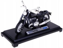 Bmw R18 Welly motociklo modelis 1:18, juodas metalinis