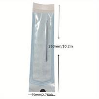 50 vnt. vienkartiniai nagų sterilizavimo maišeliai ,  70mm * 260mm