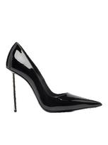 Madingi moteriški stiletto aukštakulniai 2024 m. vasaros seksualūs smaili pirštai naktinio klubo vakarėlio bateliai lakuotos odos užsegami seklios burnos moteriški aukštakulniai 42 juoda