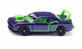 Siku Super 15: Dodge Challenger Srt Hellcat - Fioletinis modelis