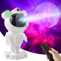 Žvaigždžių LED 3D projektorius - šviestuvas astronautas, su bluetooth