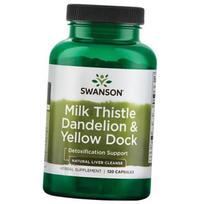 Milk Thistle Dandelion & Yellow Dock, Swanson 120 caps (71280108) 120caps