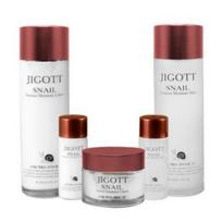 JIGOTT Sraigių drėkinamasis 5 dalių odos priežiūros rinkinys a0296 JIGOTT Snail Moisture 5-Piece Skincare Set