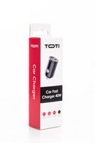 SEEK TOTI 40W Dual Type-C Port Car Fast Charger, Black