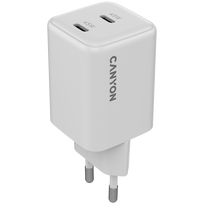 CANYON charger CU45CC GaN 45W 2xPD EU White
