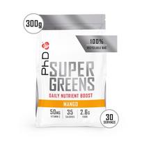 PhD Super Greens milteliai 300g skonis - Mangų