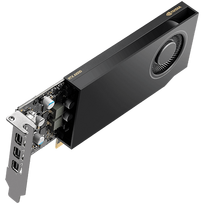 PNY NVIDIA RTX A1000 vaizdo plokštė, 8GB GDDR6, 4 x Mini DisplayPort