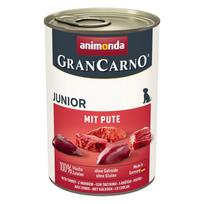 Animonda GranCarno Junior visavertis šlapias pašaras šuniukams, kalakutiena, konservai, 400g