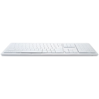 CLEVETURA CLVX 1 Touch-On-Keys AI Wireless Keyboard, ANSI US Mac layout, Scissor Switches, Aluminum Chassis, Interactive RGB, Ma
