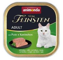 Animonda Vom Feinsten Adult visavertis šlapias pašaras suaugusioms katėms, su kalakutiena ir triušiena, 100g