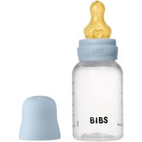 BIBS Anti-Colic Baby Bottle Latex buteliukas nuo pilvo dieglių su guminiu žinduku Baby Blue 150 ml