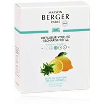 Maison Berger Paris Car Diffuser Zeste of Verbena automobilio kvapas - 2vnt. papildymas