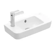 Villeroy & Boch O.novo Compact praustuvas su perpildymo anga 50x25 cm, Alpine White 4342L501
