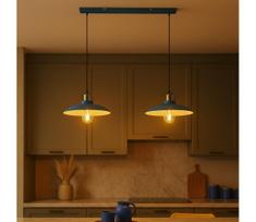 Brilagi - LED Pakabinamas sietynas FLAMENGO 2xE27/60W/230V mėlyna